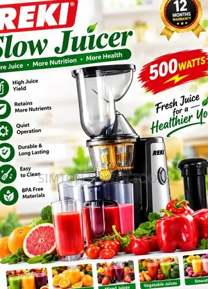 REKI Slow Juicer Advertisment Poster