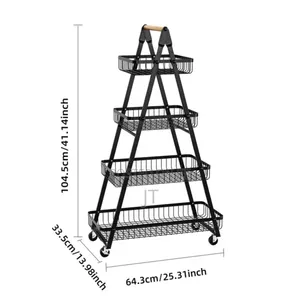 4 Layers Multifunctional Rack