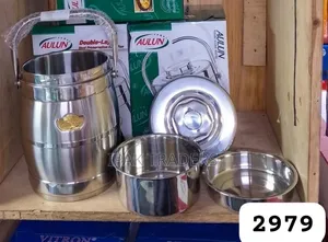 Hand Pan Lunch Box 3.2litres With Soup Layer