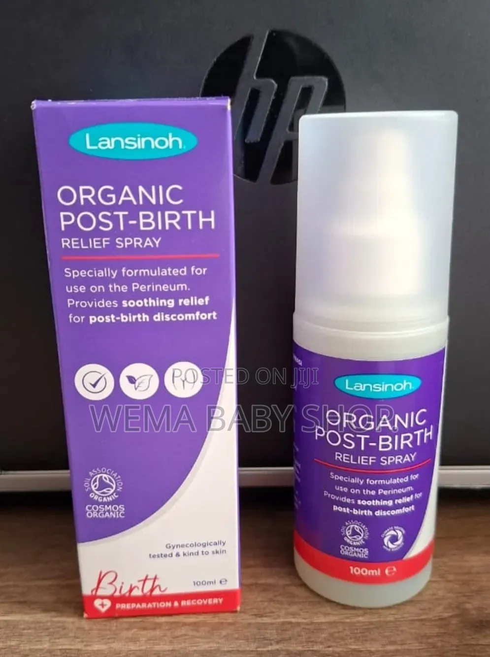 Lansinoh Organic Post-Birth Relief Spray.