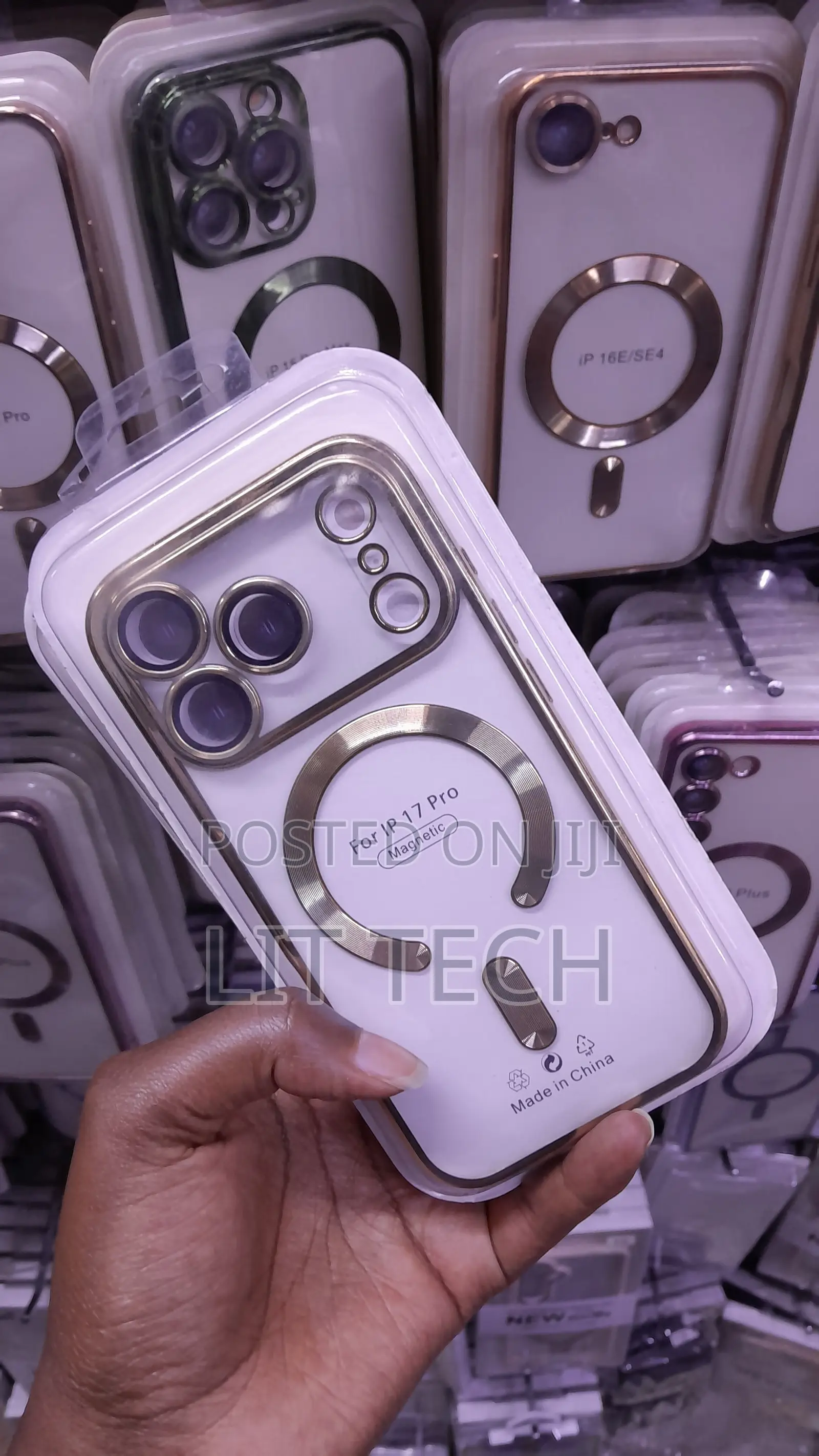 Luxury Electroplated Magnetic Case for iPhone 17 Pro