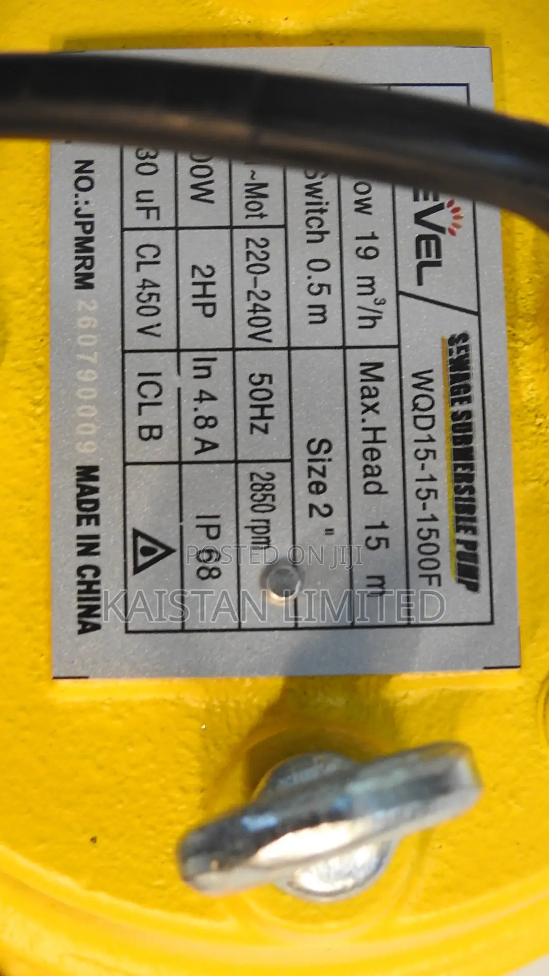 Freevel 2HP 1500W Sewage Submersible Water Pump – 2 Inch