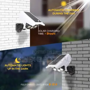 LED Simulation Monitoring Security Lighting Outdoor Monitoring Solar