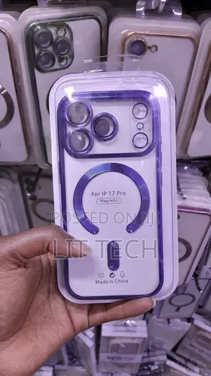 Blue Sleek Magnetic Case for iPhone 17 Pro