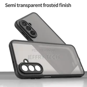 Shockproof Phone Case for Samsung A17 Skin Feeling Frosted Hard Back C