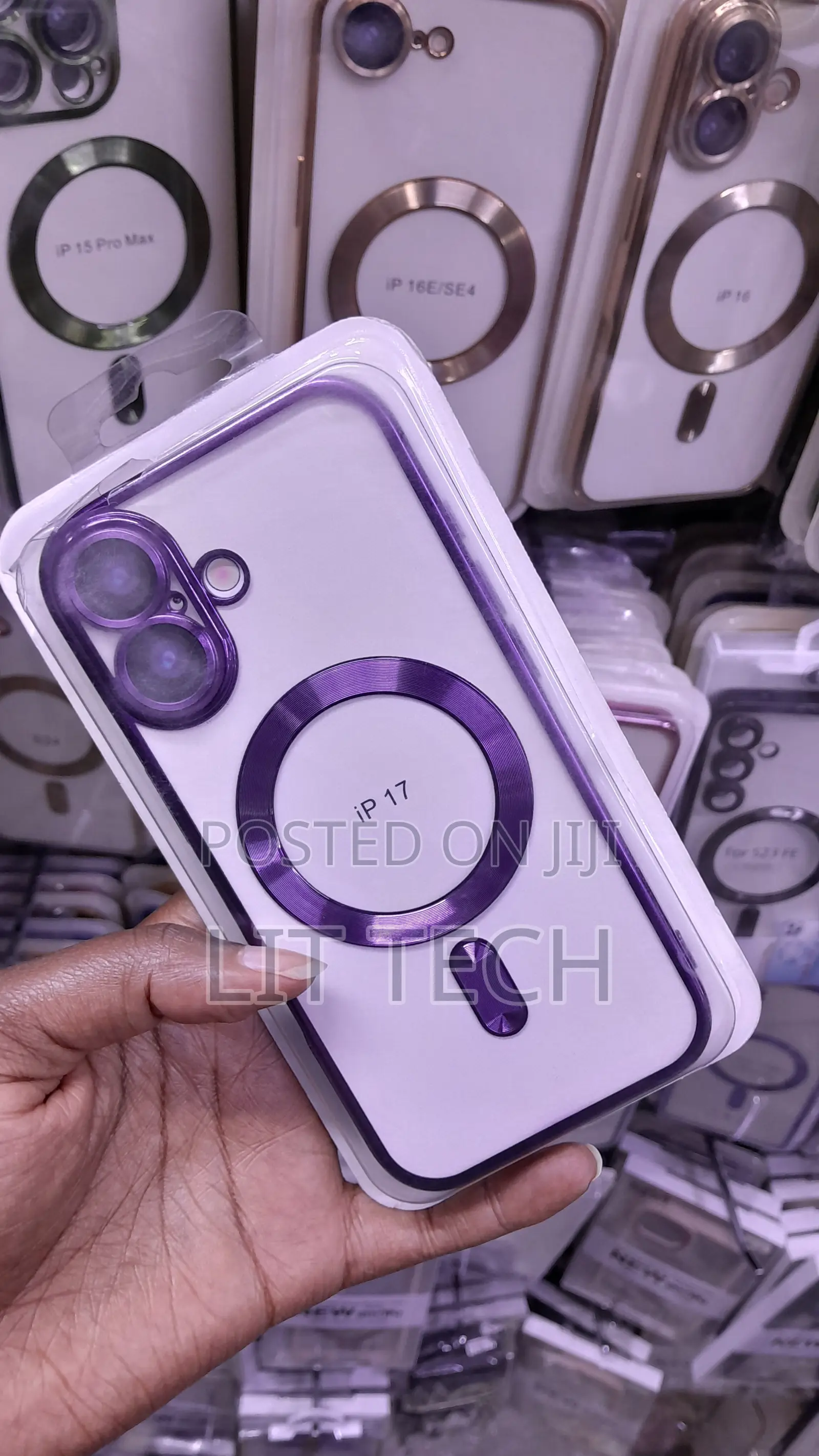 iPhone 17 Purple Bumper Edge Case