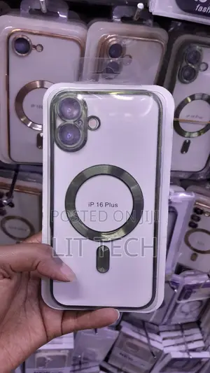 Gray Luxury Case for iPhone 16 Plus