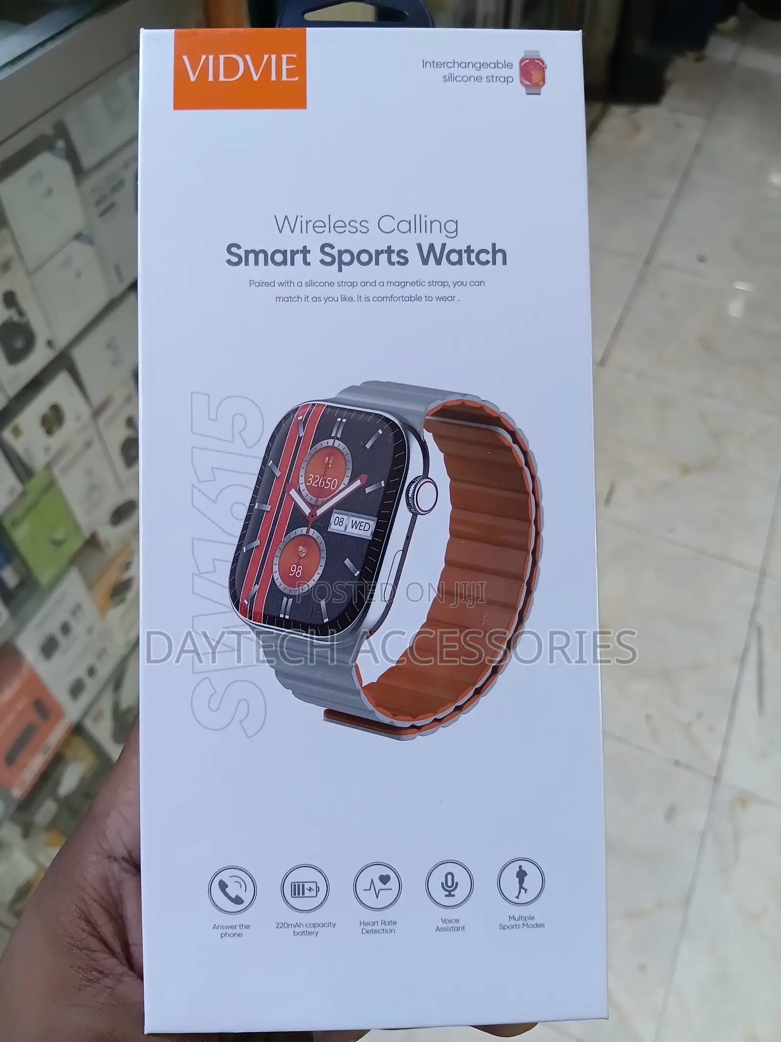 The Vidvie SW1615 Wireless Calling Smart Sports Watch