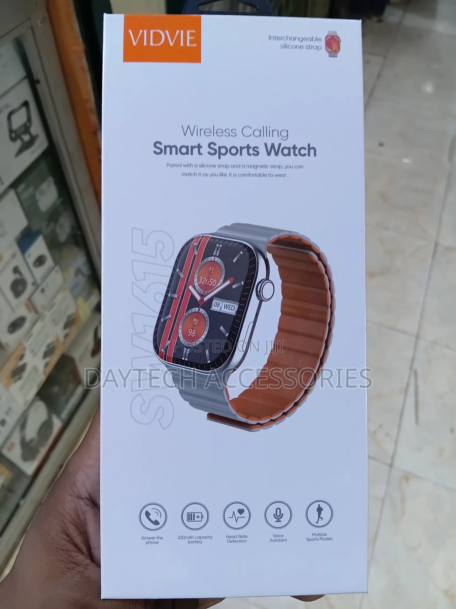The Vidvie SW1615 Wireless Calling Smart Sports Watch