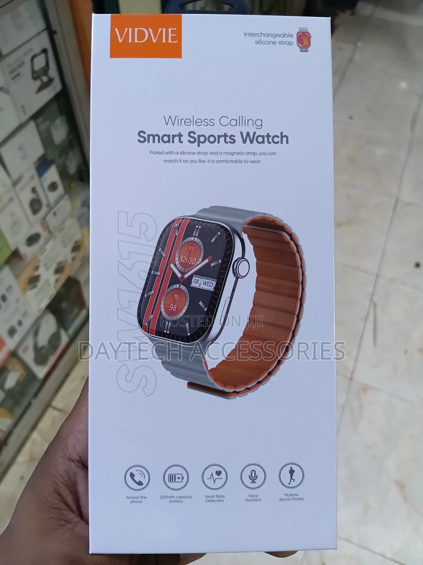 The Vidvie SW1615 Wireless Calling Smart Sports Watch