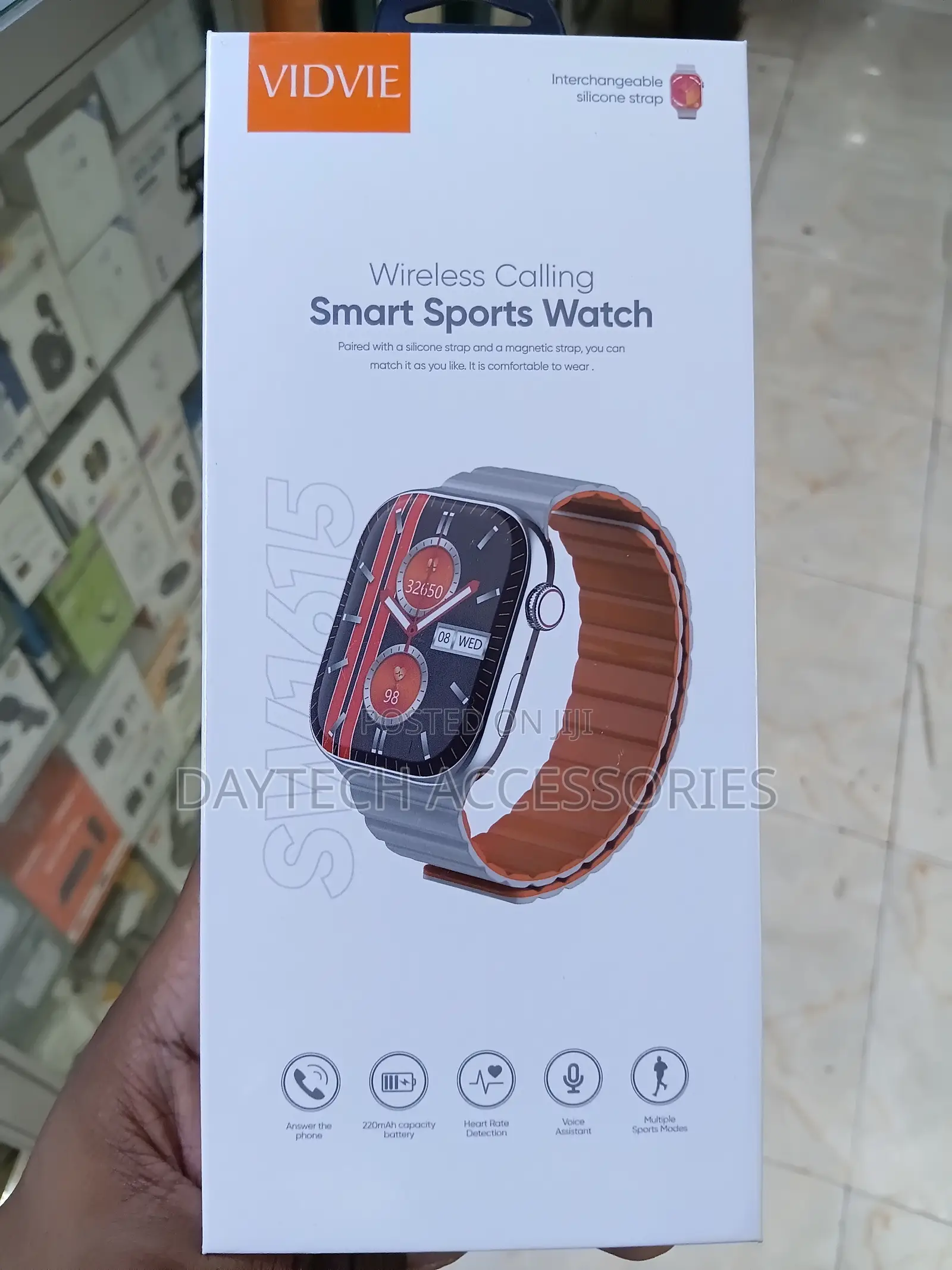 The Vidvie SW1615 Wireless Calling Smart Sports Watch
