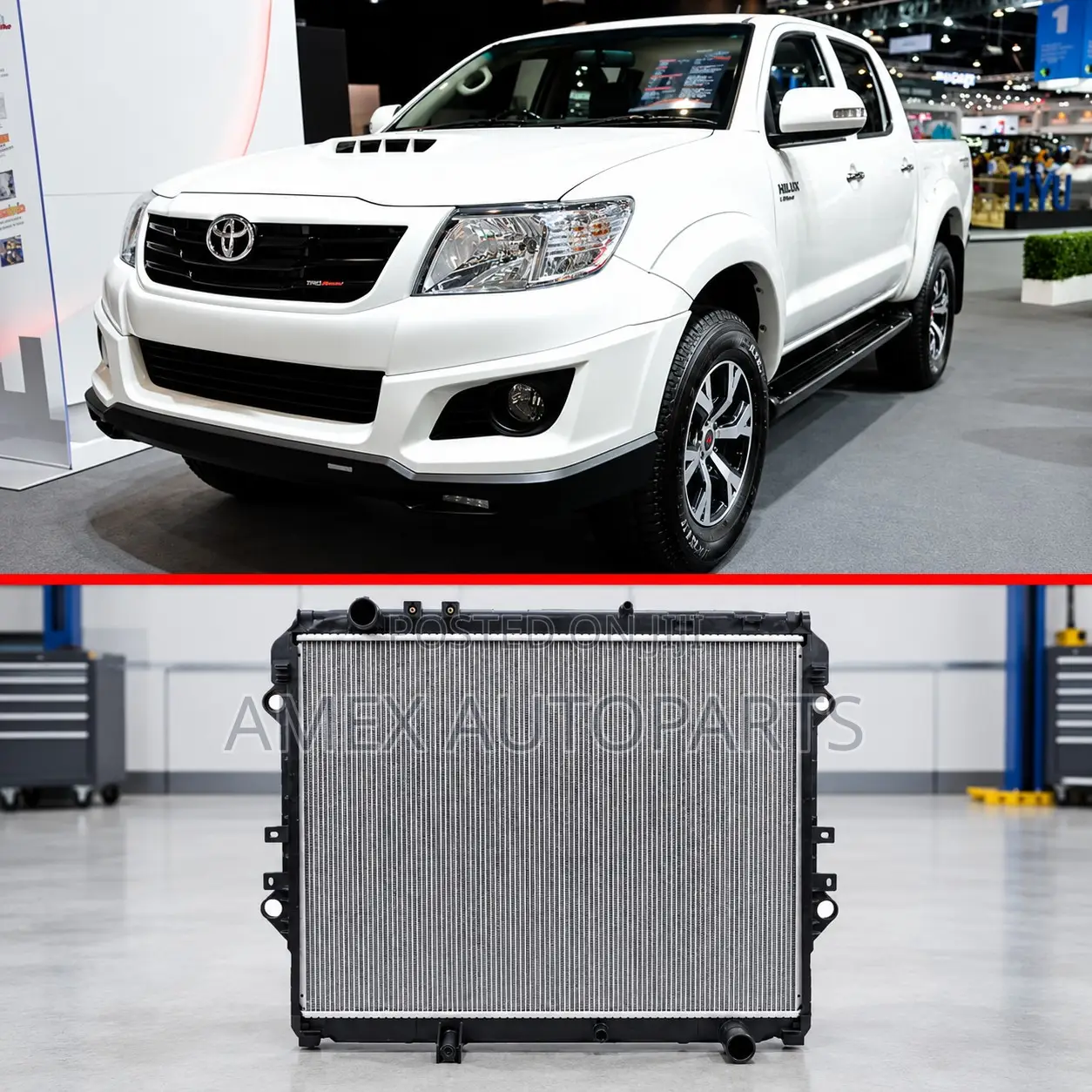 Radiator Toyota Hilux Revo Fortuner 2015 Onwards Diesel Pa26Mt