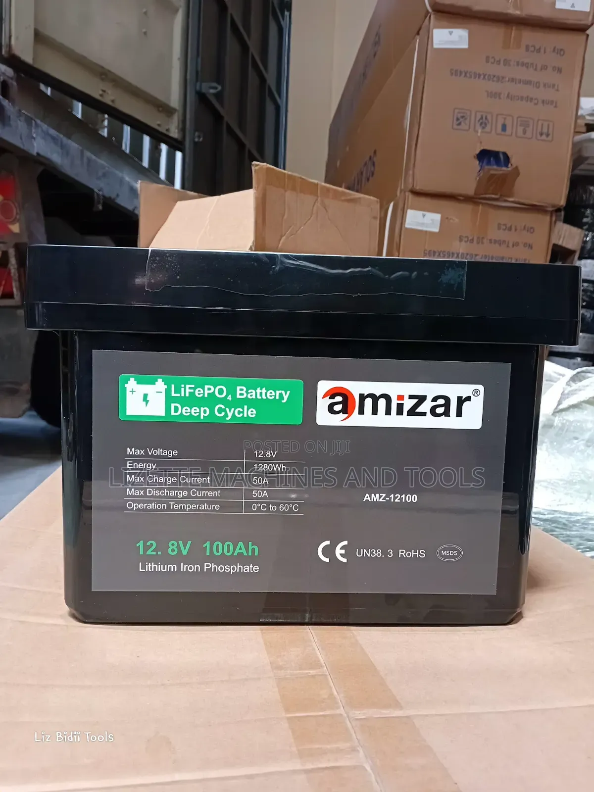 Amizar 100ah Lithium Battery 12V