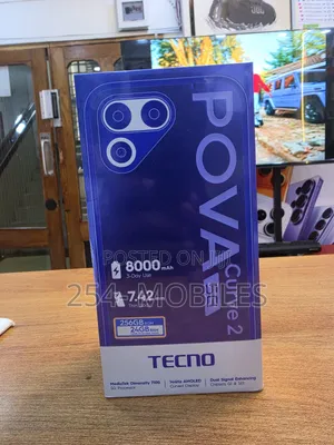 New Tecno Pova Curve 2 256 GB Black