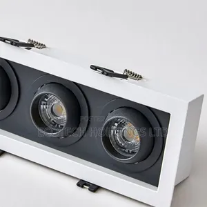 Tripple Head Recessed Led Grill Downlights