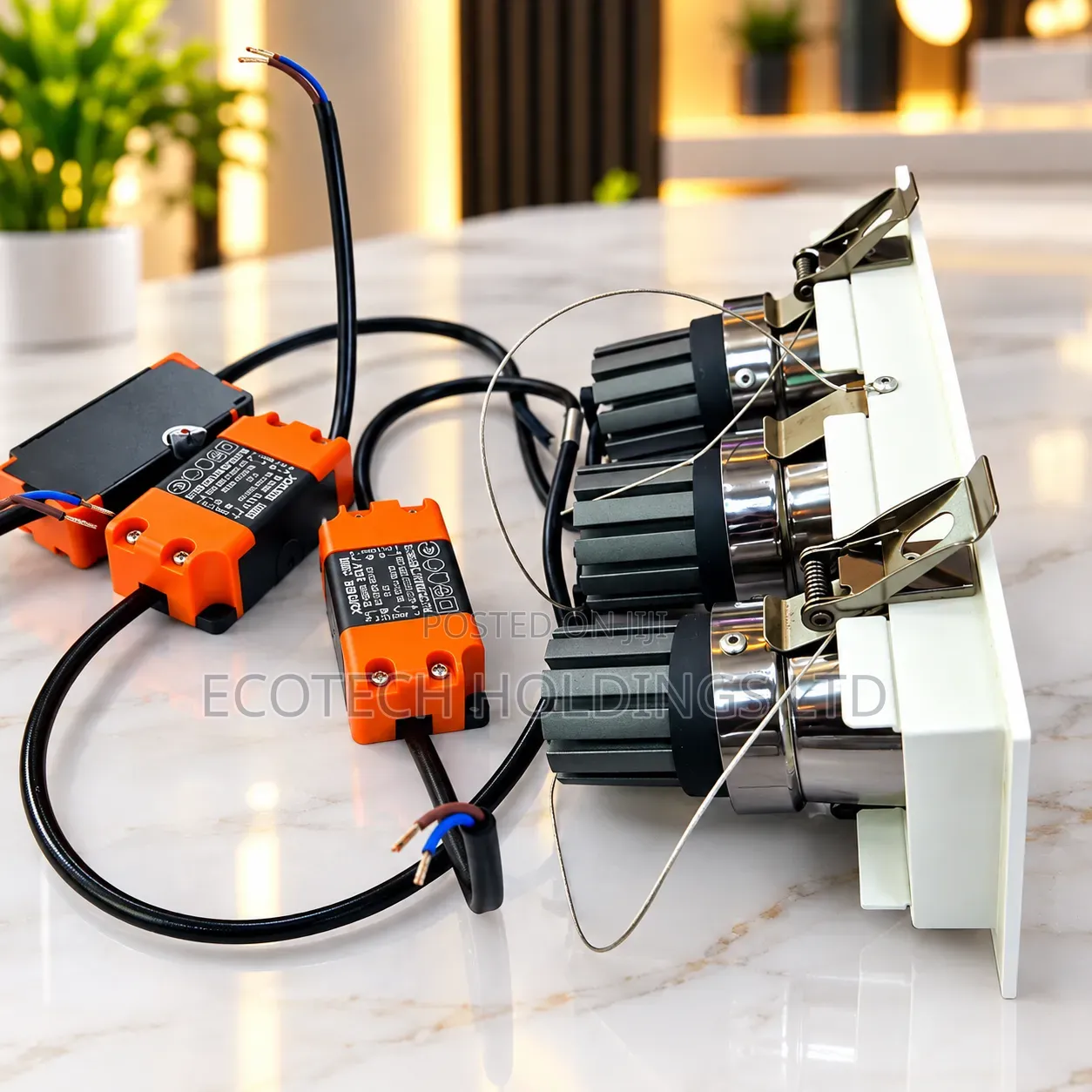 Tripple Head Recessed Led Grill Downlights
