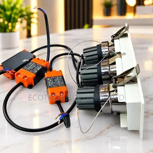 Tripple Head Recessed Led Grill Downlights