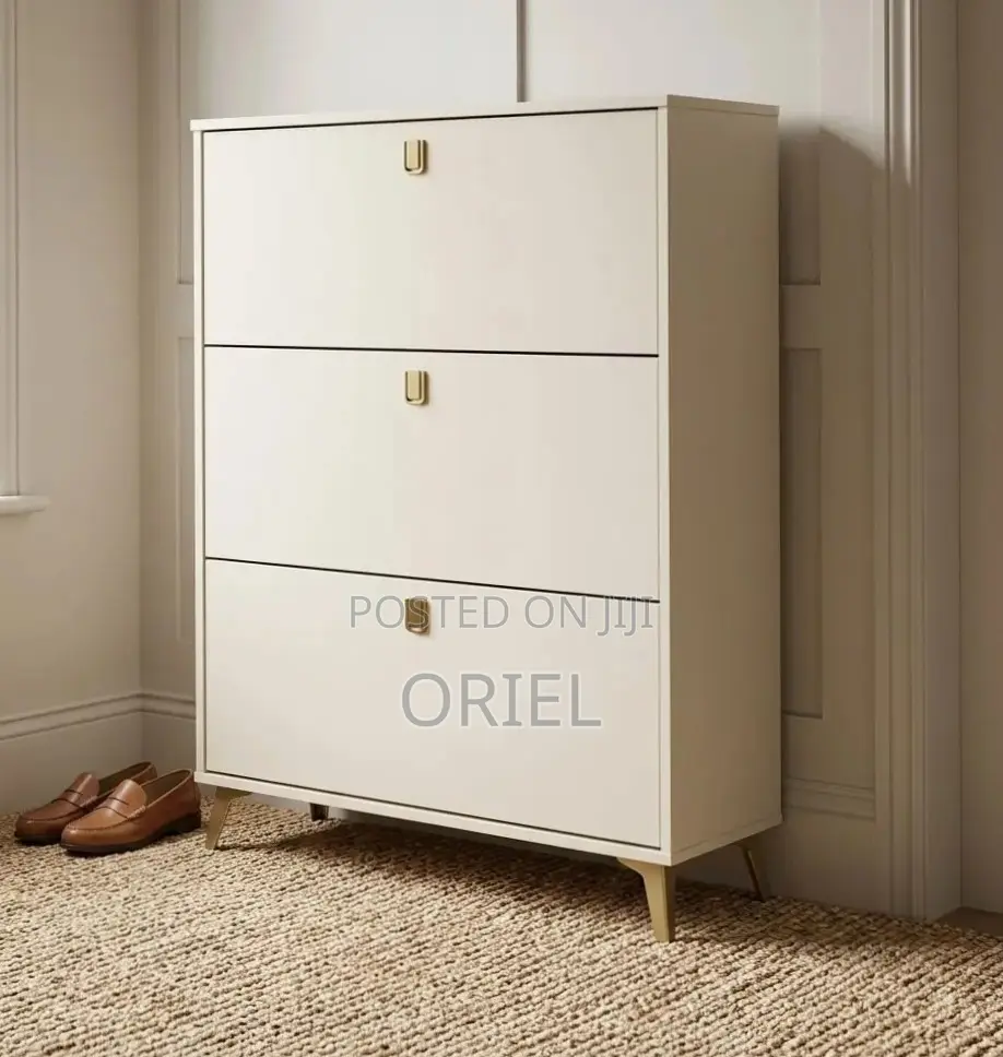 Home Office Shoe Rack : White Wooden Shoe Rack