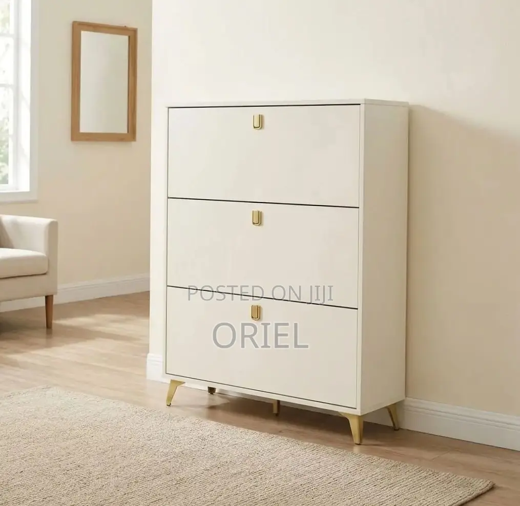 Home Office Shoe Rack : White Wooden Shoe Rack