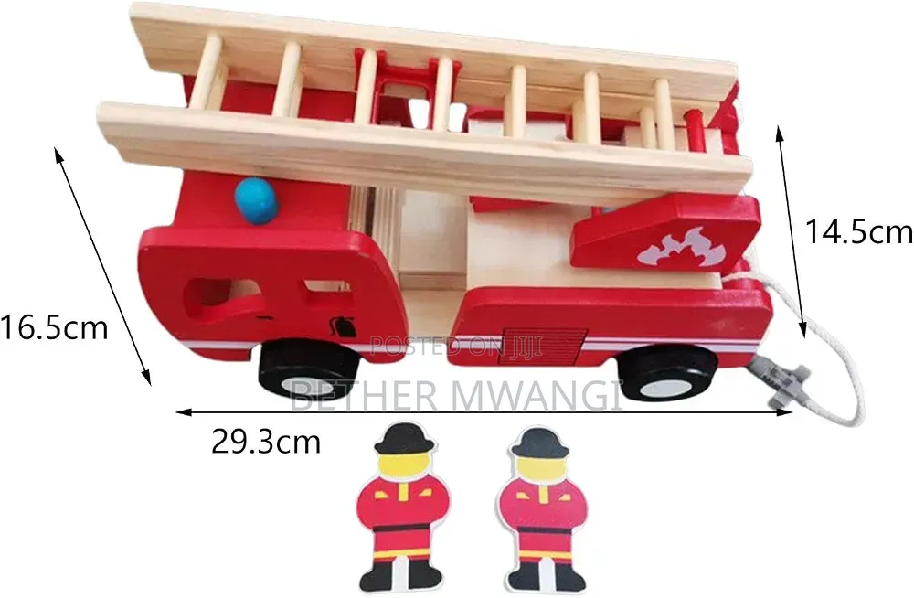 Realistic Educational Fire Engine Vehicle Toy in Kenya