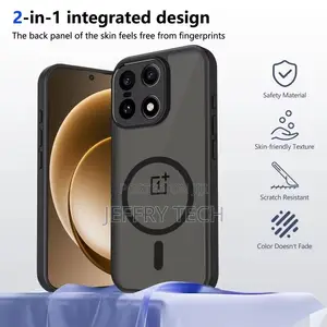 Translucent Matte Shockproof Magnetic Case for OnePlus 15 15R BackCase