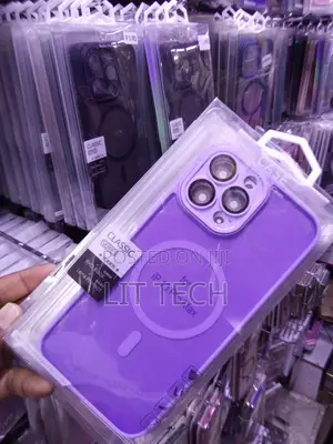 MISX Matte MagSafe Case With Lense for iPhone 13 Pro Max -Purple
