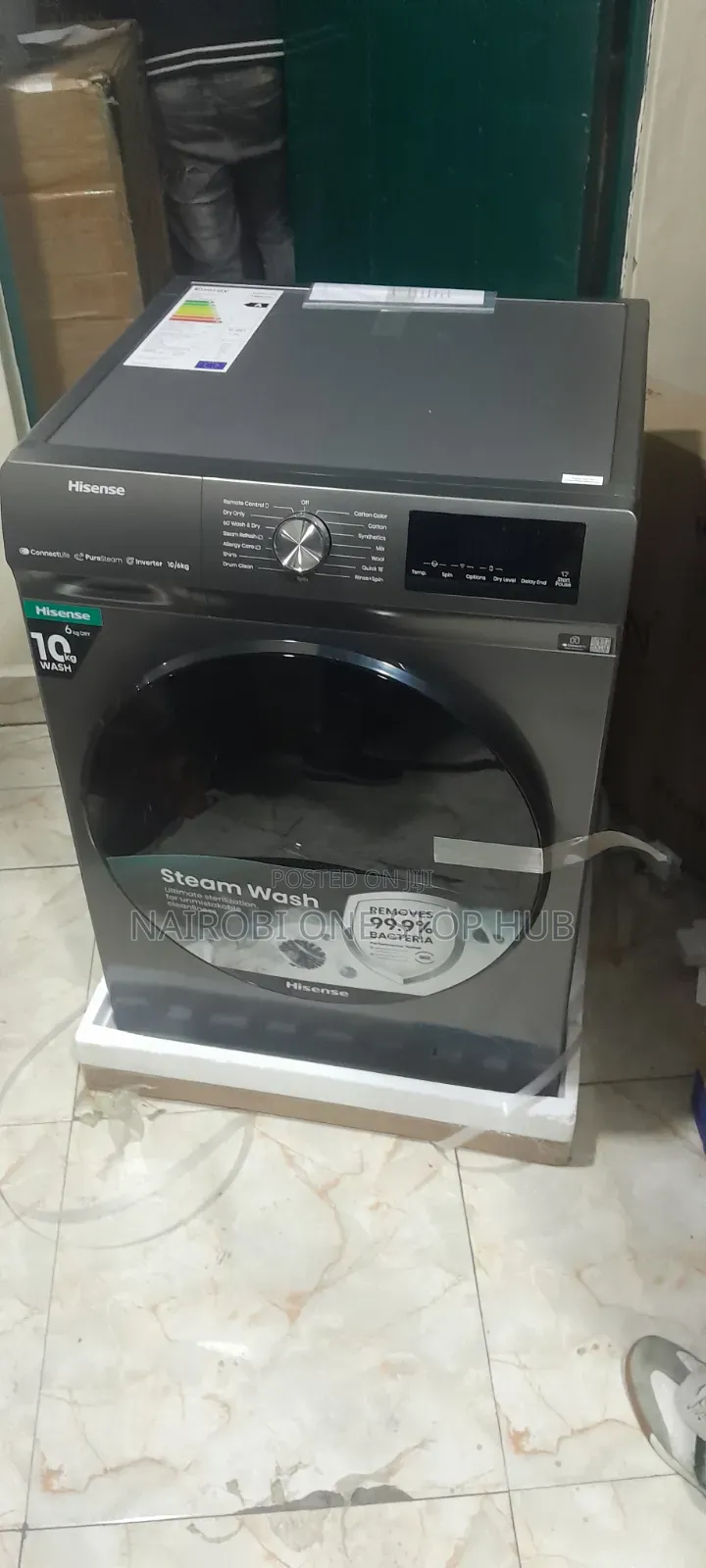 Hisense 10.5/6kg Front Load Washer Dryer