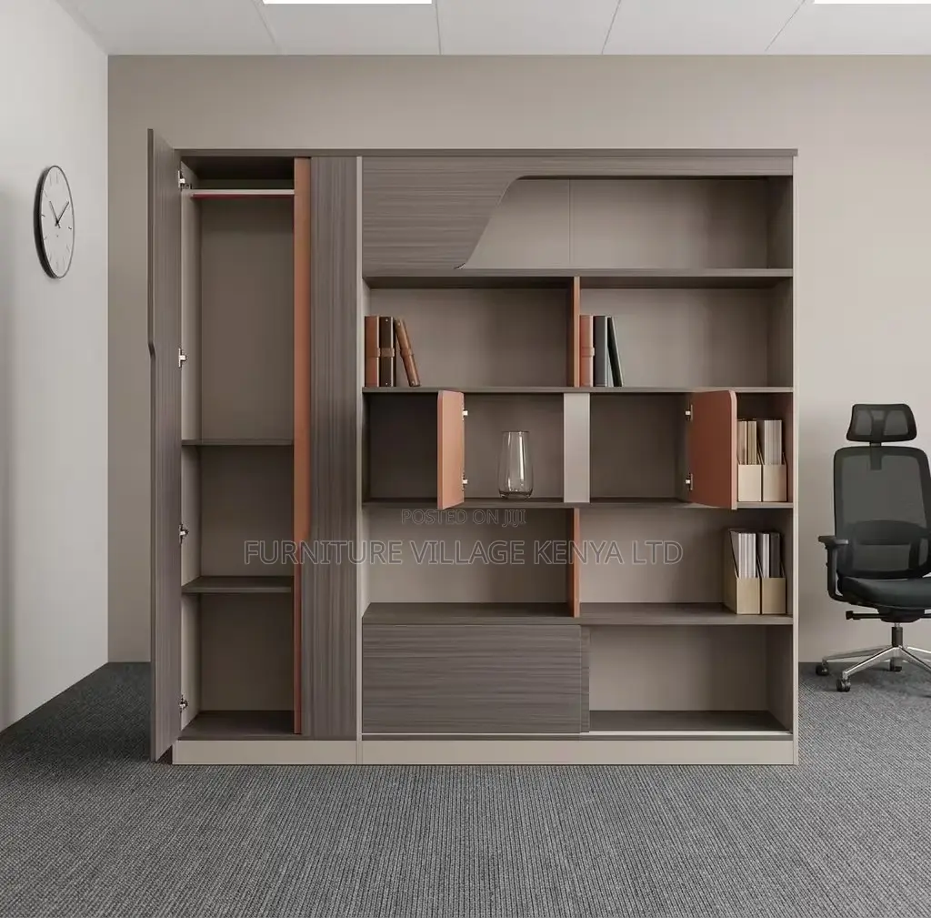 Cabinet; Executive Imported Wall-Modern Storage Cabinet