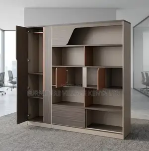 Cabinet; Executive Imported Wall-Modern Storage Cabinet