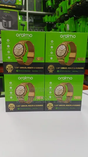 Oraimo Watch Muse – 1.32" AMOLED, 11-Day Battery, IP68