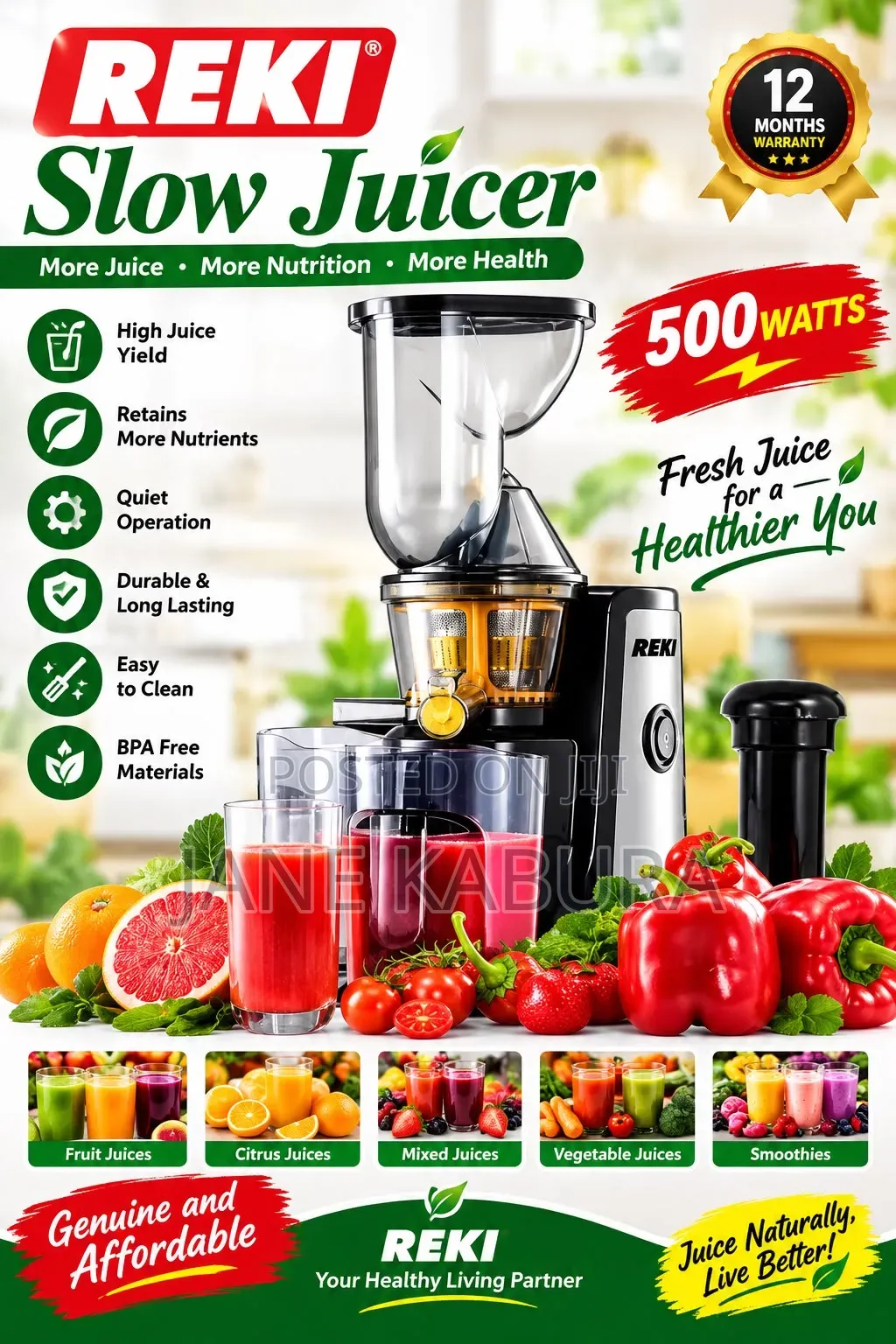 Reki Slow Juicer