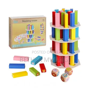 54Pcs Kids Stacking Tower in Kenya
