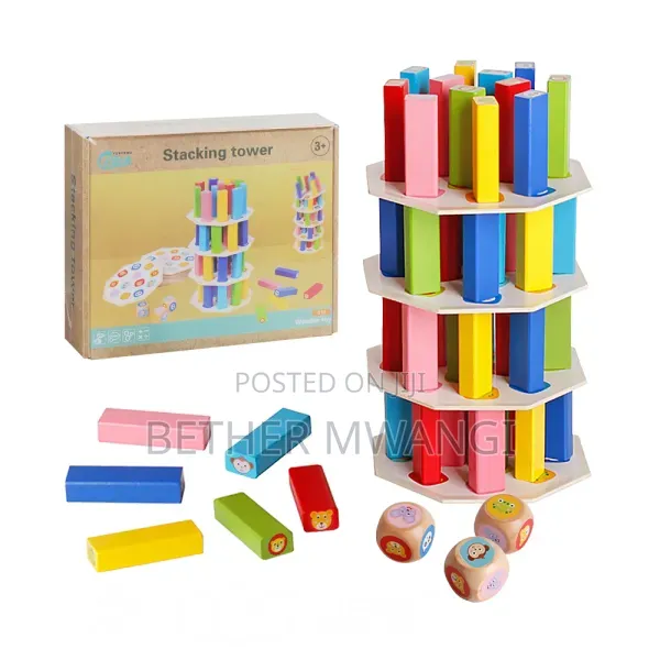 54Pcs Kids Stacking Tower in Kenya