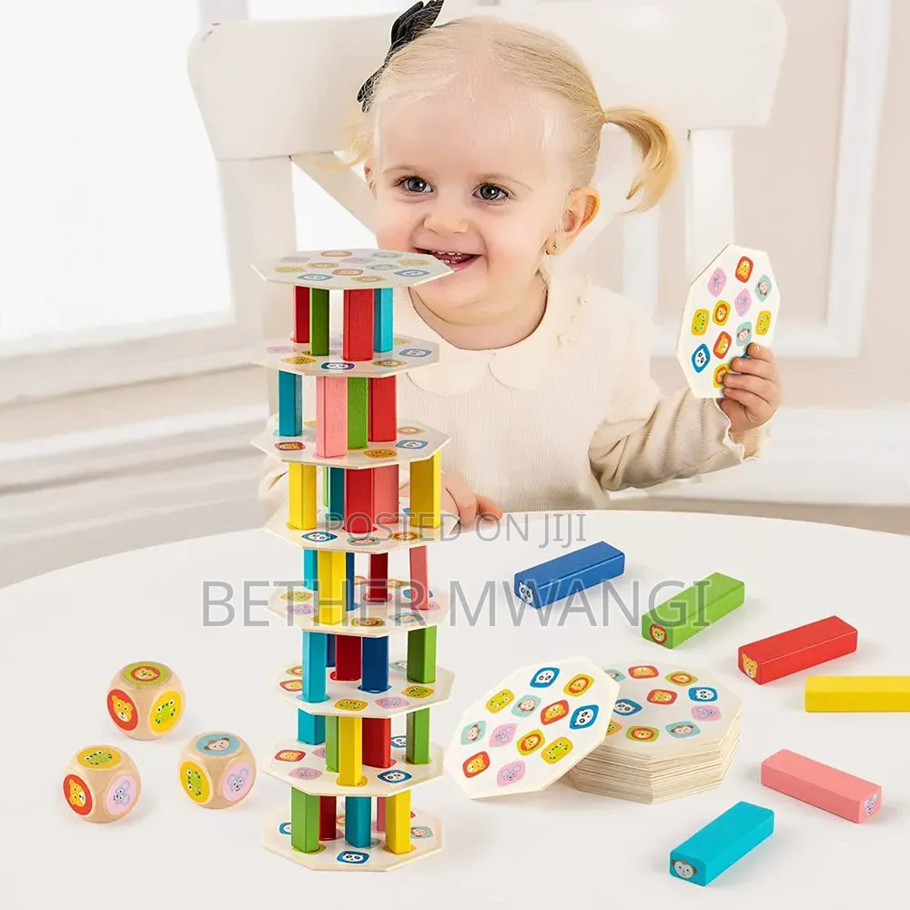 54Pcs Kids Stacking Tower in Kenya