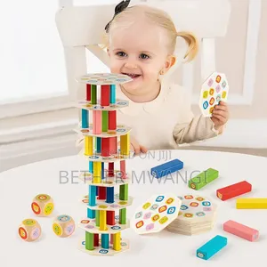 54Pcs Kids Stacking Tower in Kenya