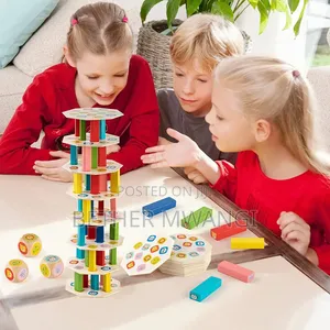 54Pcs Kids Stacking Tower in Kenya