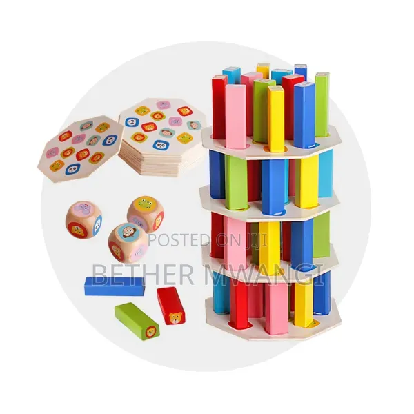 54Pcs Kids Stacking Tower in Kenya