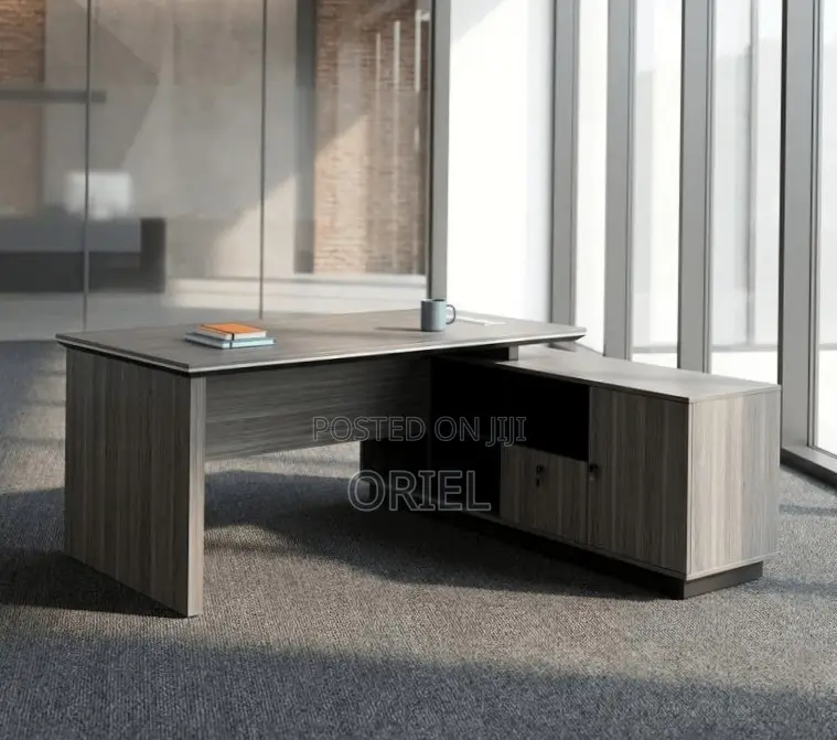 Executive 180CM Office Desk : Executive Table With Storage