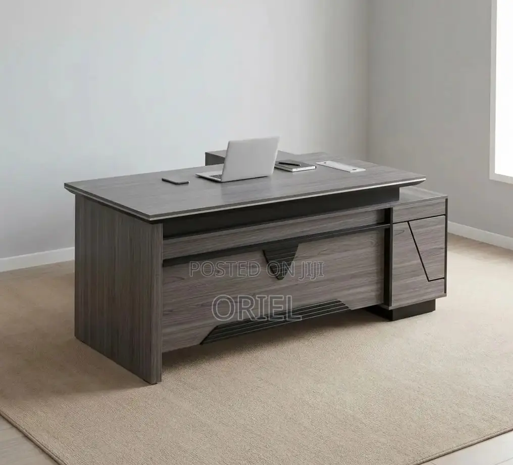 Executive 180CM Office Desk : Executive Table With Storage