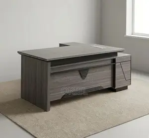 Executive 180CM Office Desk : Executive Table With Storage