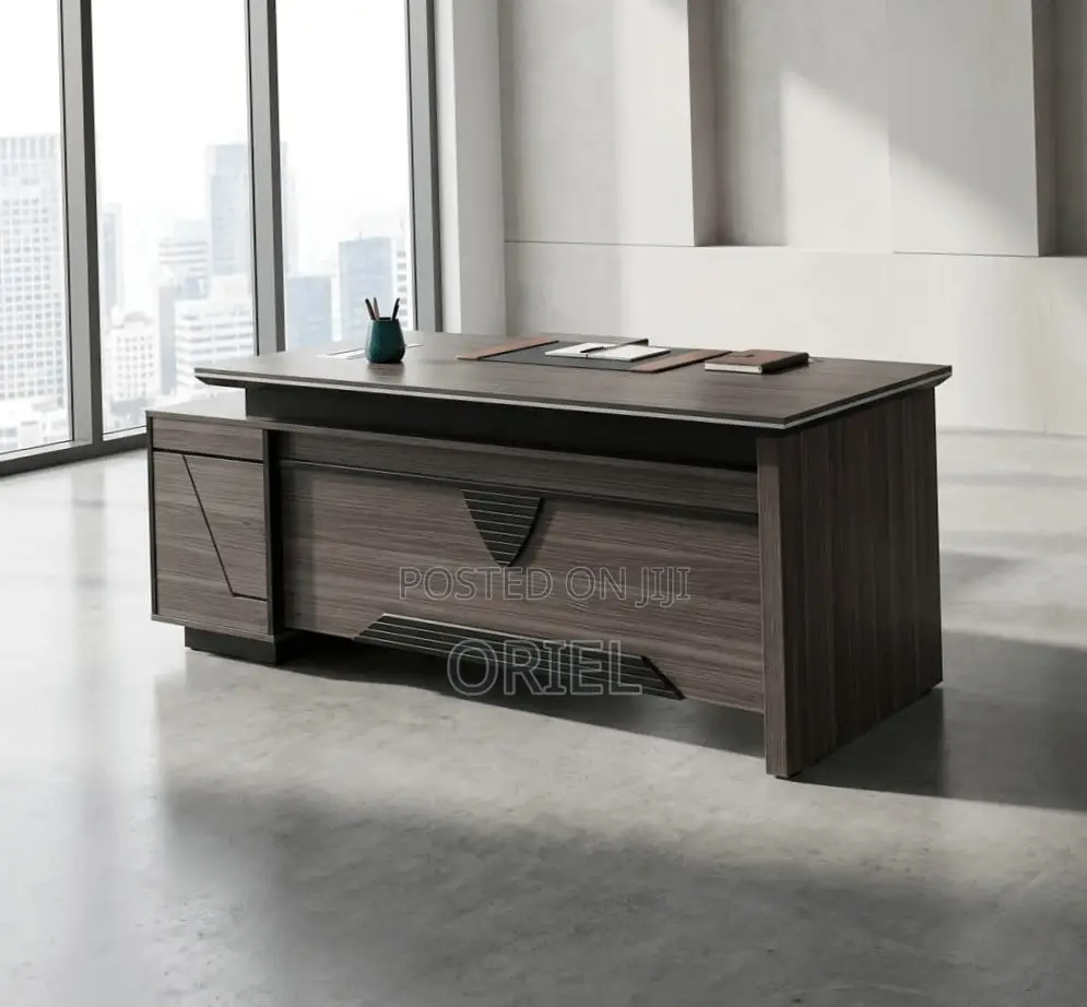 Executive 180CM Office Desk : Executive Table With Storage