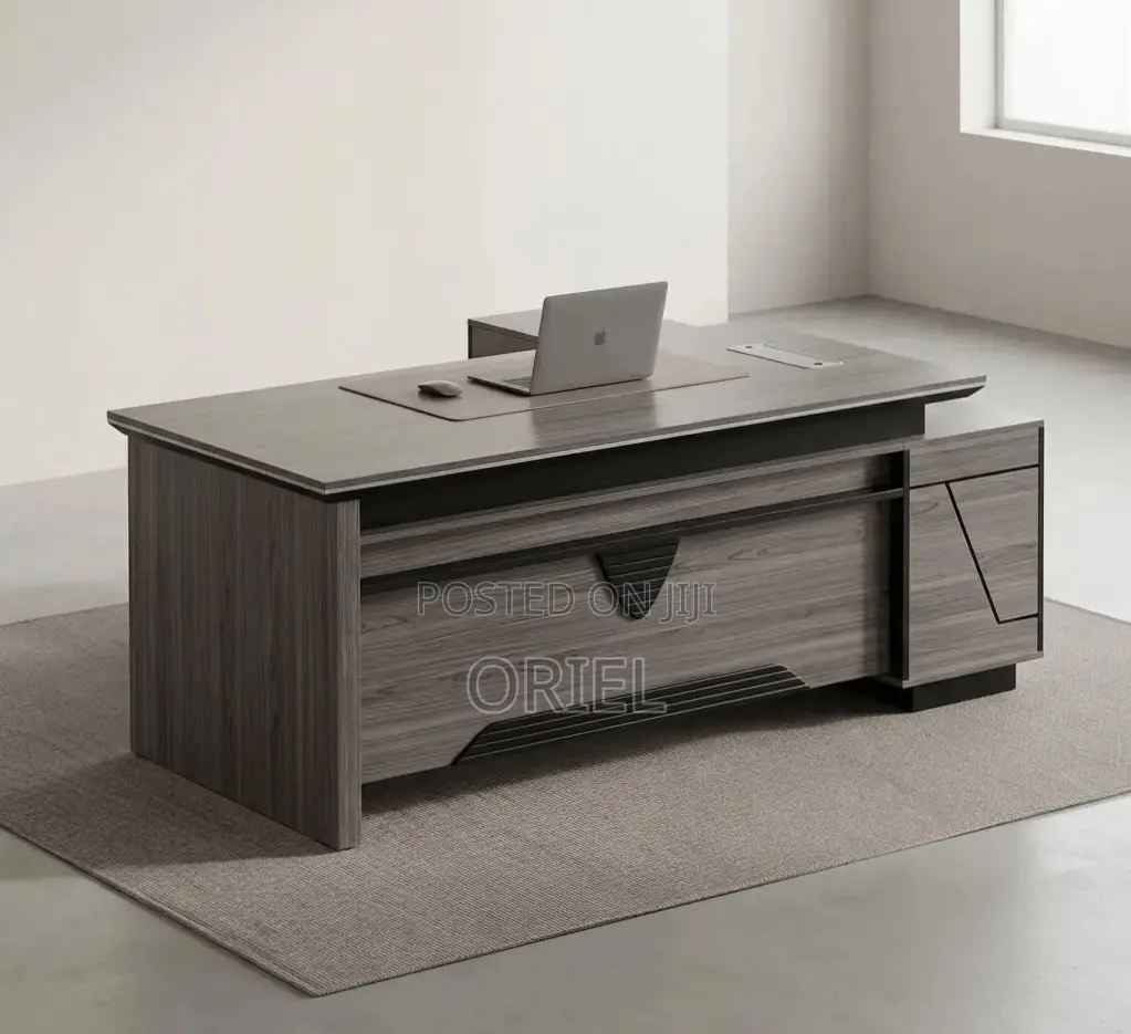Executive 180CM Office Desk : Executive Table With Storage