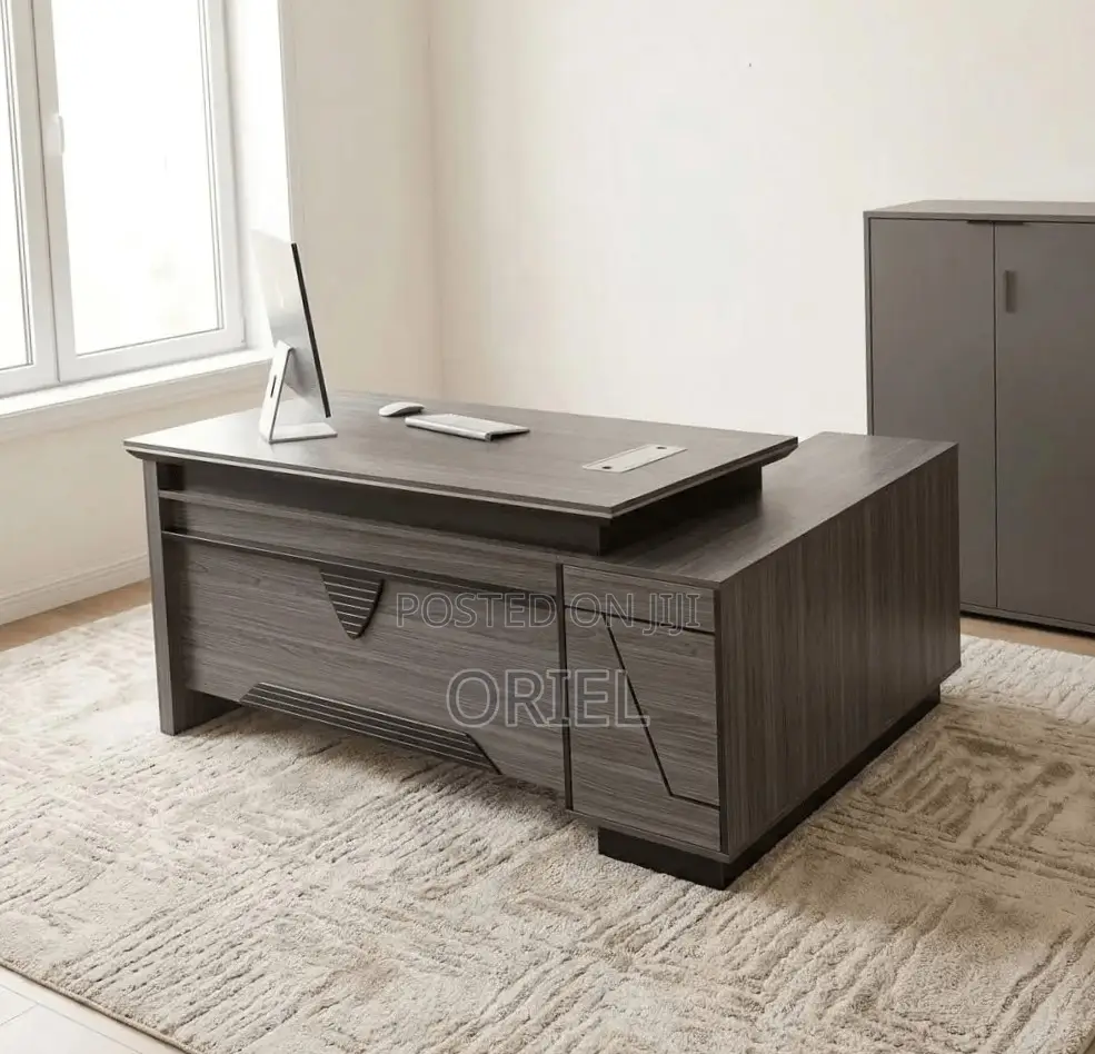 Executive 180CM Office Desk : Executive Table With Storage