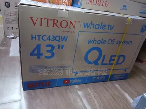 Vitron 43 Inches Smart Qled Whale Os System Frameless TV FullHd 1080p