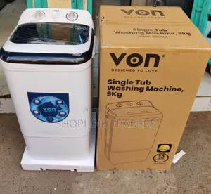 Von Single Tub Washing Machine 9kg Single Tub