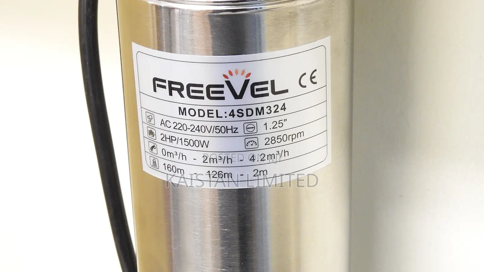 Freevel 2HP High Lift Submersible Water Pump 160M