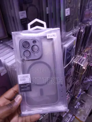 Gray Matte Translucent MagSafe Case With Lense for iPhone 14 Pro