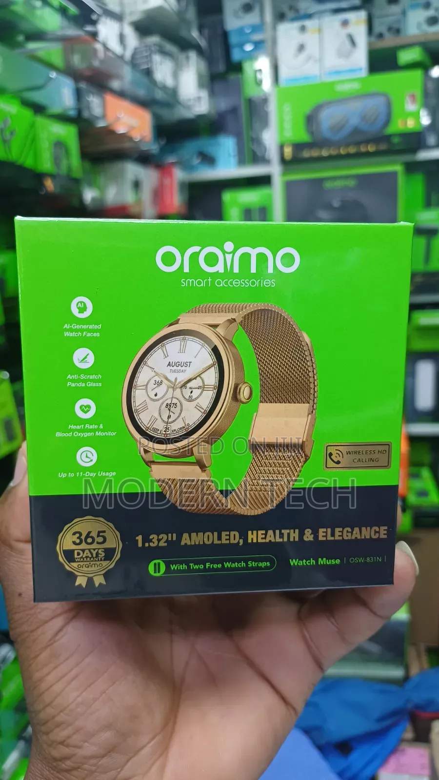 Oraimo Watch Muse AMOLED Smart Watch