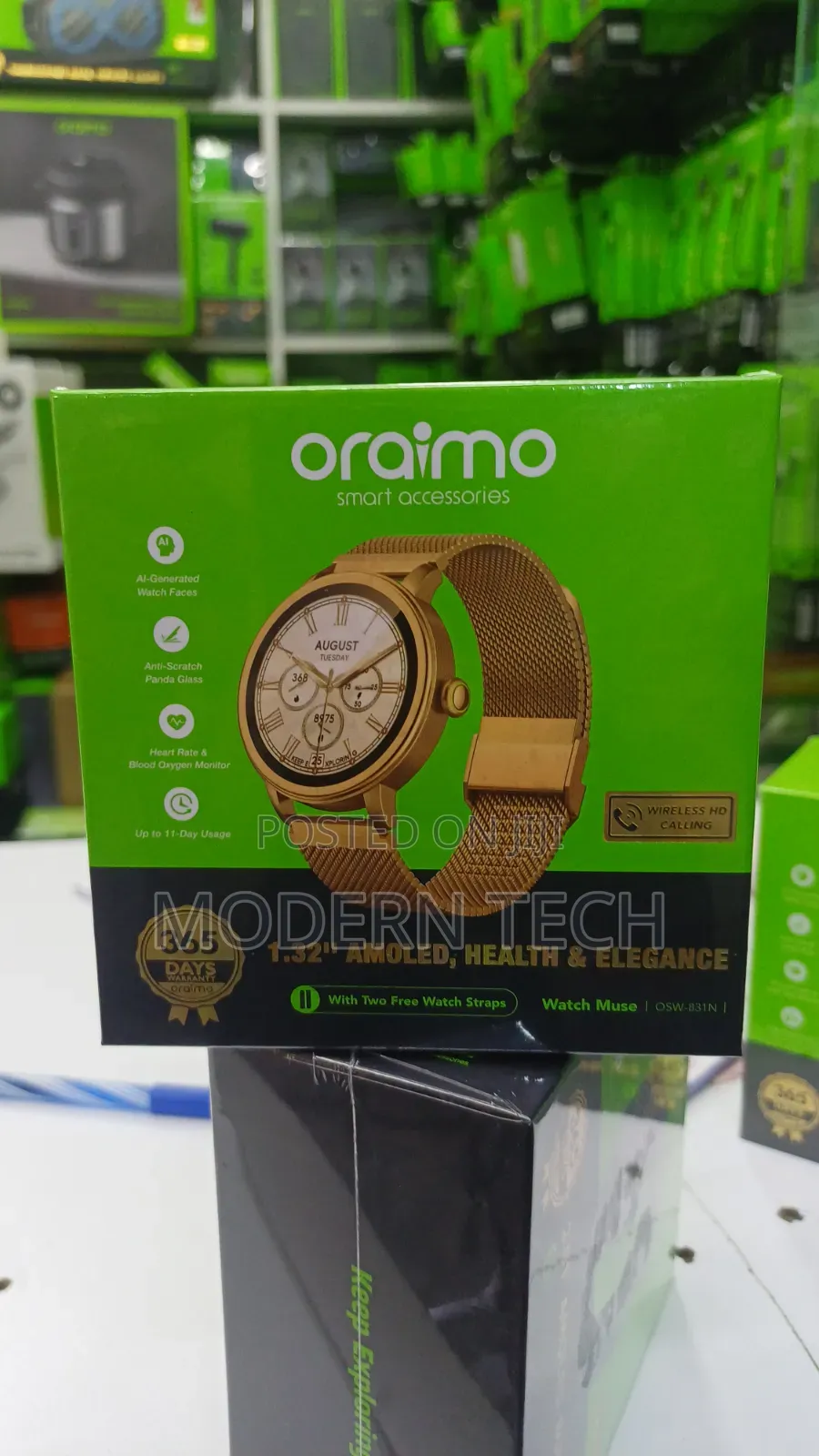 Oraimo Watch Muse AMOLED Smart Watch