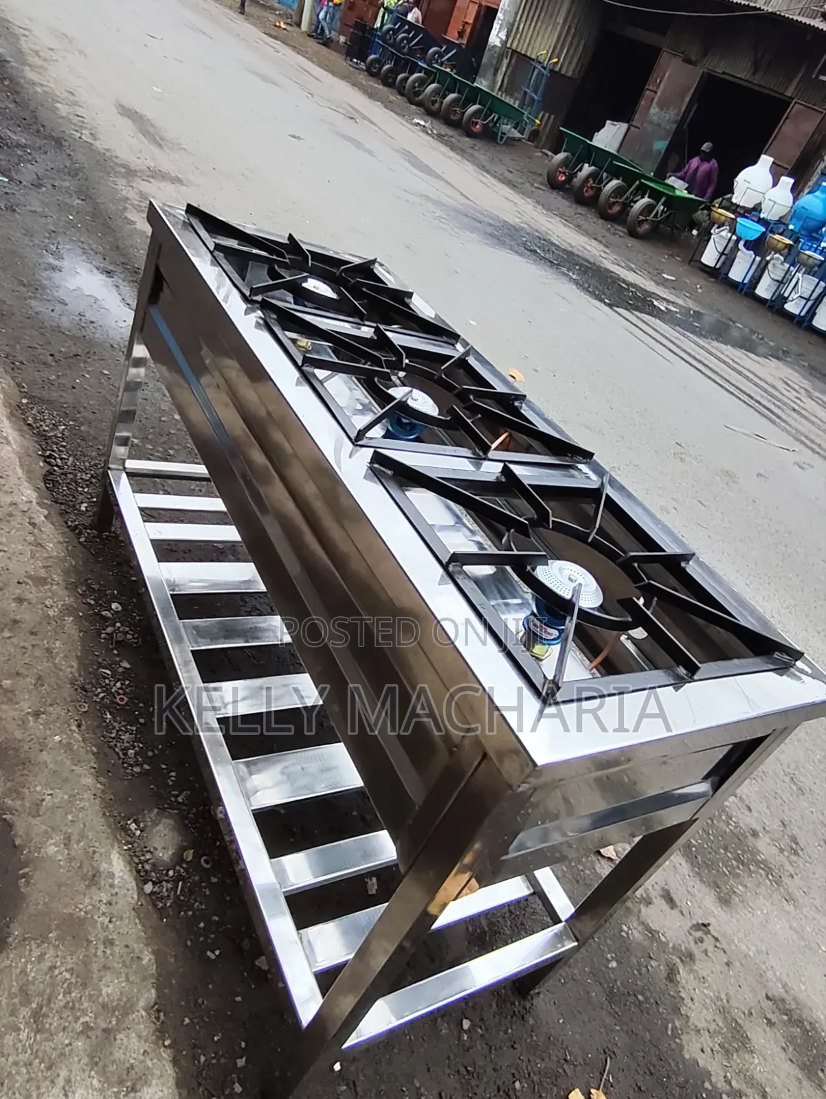 High Pressure Cooker Stainless Steel Three Burner